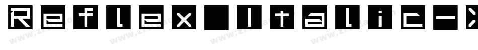 Reflex Italic字体转换